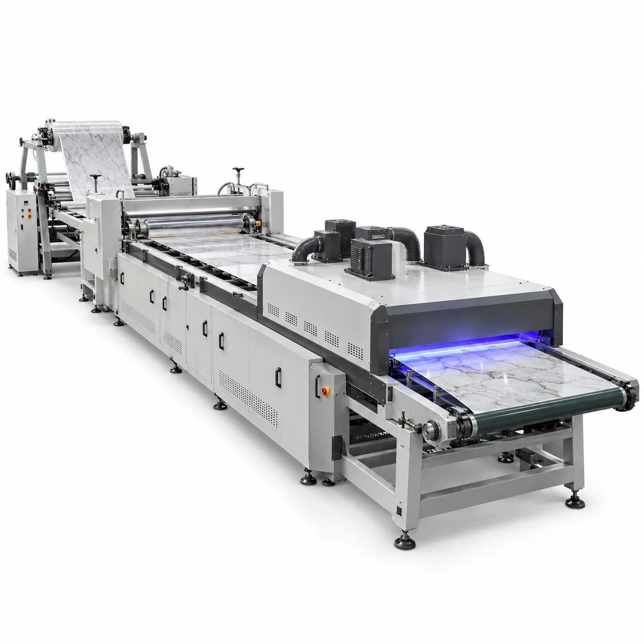 تصویرسازی دستگاه اعمال پوشش UV